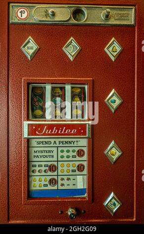 Southport Penny Arcade Giochi Foto Stock