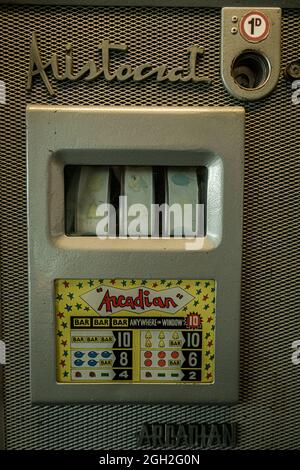 Southport Penny Arcade Giochi Foto Stock