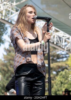 Napa, Stati Uniti. 03 Settembre 2021. Waterhouse si esibisce al BottleRock Napa Valley Music Festival del 2021 al Napa Valley Expo il 3 settembre 2021 a Napa, California. Foto: Chris Tuite/imageSPACE/Sipa USA Credit: Sipa USA/Alamy Live News Foto Stock