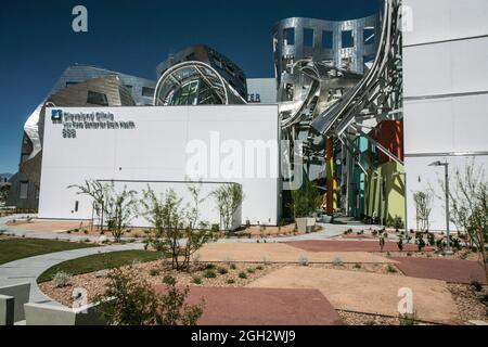 La Cleveland Clinic di Frank Gehry, Las Vegas, prima della sua apertura. Foto Stock