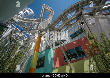 La Cleveland Clinic di Frank Gehry, Las Vegas, prima della sua apertura. Foto Stock