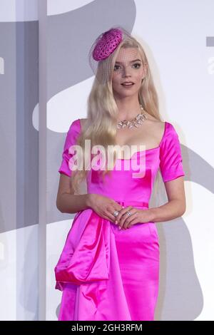 Anya Taylor-Joy partecipa alla Last Night a Soho Premiere nell'ambito del 78° Festival Internazionale del Cinema di Venezia, il 04 settembre 2021. Foto di Paolo Cotello/imageSPACE/MediaPunch Foto Stock