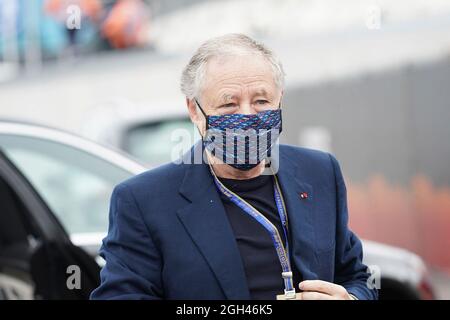 Zandvoort, Niederlande. 4 settembre 2021. 04.09.2021, Circuit Park Zandvoort, Zandvoort, FORMULA 1 HEINEKEN GRAN PREMIO D'OLANDA 2021, nella foto del Presidente FIA Jean Todt Credit: dpa/Alamy Live News Foto Stock