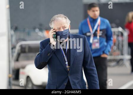 Zandvoort, Niederlande. 4 settembre 2021. 04.09.2021, Circuit Park Zandvoort, Zandvoort, FORMULA 1 HEINEKEN GRAN PREMIO D'OLANDA 2021, nella foto del Presidente FIA Jean Todt Credit: dpa/Alamy Live News Foto Stock