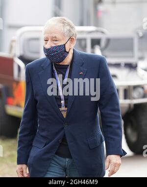 Zandvoort, Niederlande. 4 settembre 2021. 04.09.2021, Circuit Park Zandvoort, Zandvoort, FORMULA 1 HEINEKEN GRAN PREMIO D'OLANDA 2021, nella foto del Presidente FIA Jean Todt Credit: dpa/Alamy Live News Foto Stock
