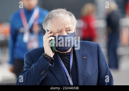 Zandvoort, Niederlande. 4 settembre 2021. 04.09.2021, Circuit Park Zandvoort, Zandvoort, FORMULA 1 HEINEKEN GRAN PREMIO D'OLANDA 2021, nella foto del Presidente FIA Jean Todt Credit: dpa/Alamy Live News Foto Stock