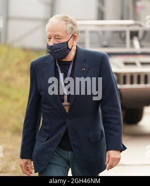 Zandvoort, Niederlande. 4 settembre 2021. 04.09.2021, Circuit Park Zandvoort, Zandvoort, FORMULA 1 HEINEKEN GRAN PREMIO D'OLANDA 2021, nella foto del Presidente FIA Jean Todt Credit: dpa/Alamy Live News Foto Stock