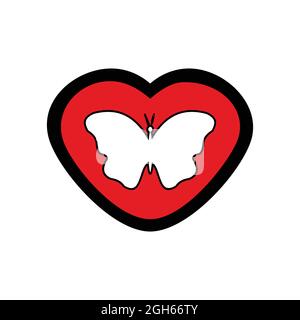 icona a farfalla che può essere utilizzata in base alle esigenze del progettista Illustrazione Vettoriale