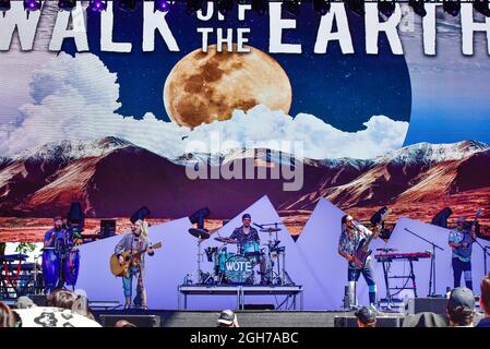 Napa, California, 5 settembre 2021, cammina fuori dalla performance terrestre al BottleRock Festival 2021. Credit: Ken Howard/Alamy Live News Foto Stock