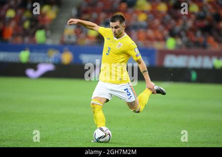 Alin Tosca durante la Romania Liechtenstein , WC gioco di qualificazione 05.09.2021 , Bucarest Foto Stock