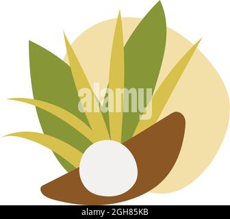 Design astratto del paesaggio per copertine, poster, stampe, arte da parete in uno stile minimalista. Vettore Illustrazione Vettoriale