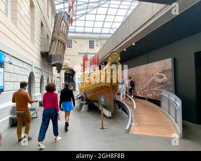 National Maritime Museum, Greenwich, Londra, Regno Unito Foto Stock