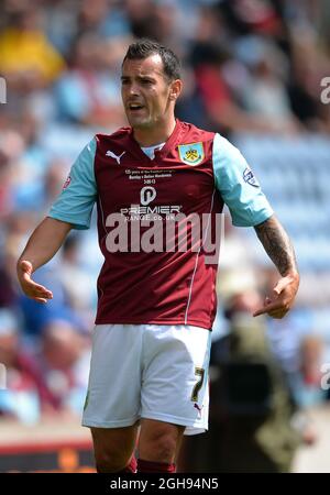 Burnley's Ross Wallace durante la partita del campionato Sky Bet tra Burnley e Bolton Wanderers nel Turf Moor Stadium, Burnley, Regno Unito il 3 agosto 2013. Foto Stock