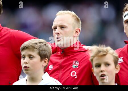 Inghilterra's Shane Geraghty (London Irish) - Rugby Union - Inghilterra XV v Barbarians - Twickenham Stadium - Londra - 31052015 Foto Stock