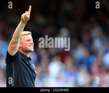 Image #: 39225565 Aug 22, 2015 - Londra, Regno Unito - Bournemouth's Eddie Howe in azione..Barclays Premier League - West Ham United vs AFC Bournemouth - Selhurst Park -Inghilterra - 22 agosto 2015. Foto Stock