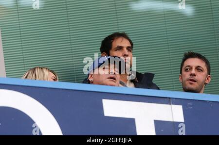 Image #: 39899251 Oct 3, 2015 - Londra, Regno Unito - Diego Maradona guarda avanti dagli stand..Barclays Premier League - Chelsea vs Southampton - Stamford Bridge - Inghilterra - 3 Ottobre 2015 Foto Stock