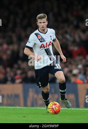 Image #: 40997596 Nov 8, 2015 - Londra, Regno Unito - Eric Dier di Tottenham in azione..Barclays Premier League - Arsenal vs Tottenham Hotspur - Emirates Stadium - Inghilterra - 8 Novembre 2015 - Picture David Klein Foto Stock