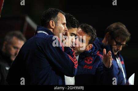 Image #: 41479914 Dec 12, 2015 - Bournemouth, Regno Unito - Manchester United Assistant Manager Ryan Giggs.- Barclays Premier League - Bournemouth vs Manchester United - Vitality Stadium - Bournemouth - Inghilterra - 12 December 2015 - Foto Stock