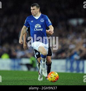 Image #: 41542564 Dec 19, 2015 - Liverpool, Regno Unito - Seamus Coleman of Everton.- Barclays Premier League - Everton vs Leicester City - Goodison Park - Liverpool - Inghilterra - 19 dicembre 2015 Foto Stock