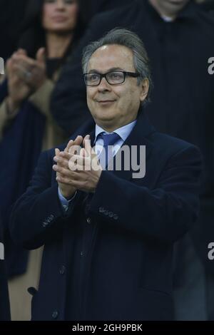 Il proprietario di Everton Farhad Moshiri durante la partita di Emirates fa Cup al Goodison Park. Il credito fotografico dovrebbe essere: Philip Oldham/Sportimage via PA Images Foto Stock