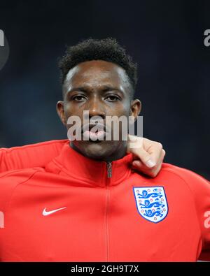 Danny Welbeck in azione durante la partita internazionale all'Olympiastadion. Il credito fotografico deve essere: David Klein/Sportimage Foto Stock