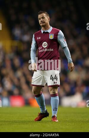 Il Ross McCormack di Aston Villa è in azione durante la partita della fa Cup al White Hart Lane Stadium di Londra. Data foto 8 gennaio 2017 Pic David Klein/Sportimage via PA Images Foto Stock