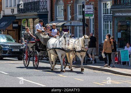 Splendida foto dell'architettura di Windsor Foto Stock