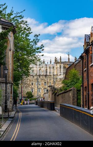 Splendida foto dell'architettura di Windsor Foto Stock