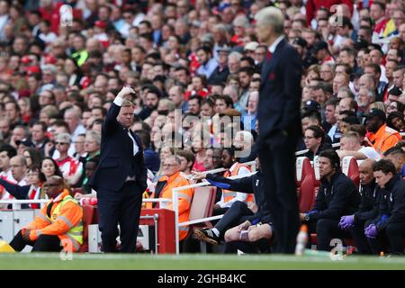 Ronald Koeman, direttore di Everton durante la partita della Premier League inglese all'Emirates Stadium di Londra. Data foto: 21 maggio 2017.Pic credito dovrebbe leggere: Charlie Forgham-Bailey/Sportimage via PA Images Foto Stock