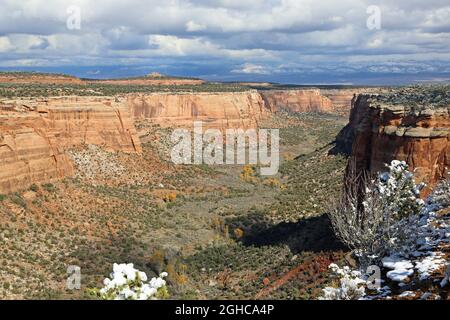 Vista su Ute Canyon - Colorado Foto Stock