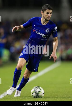 Il Jorginho di Chelsea durante la partita premessa della stagione all'Aviva Stadium di Dublino. Data foto 1 agosto 2018. Il credito dovrebbe essere: Matt McNulty/Spaltimage via PA Images Foto Stock