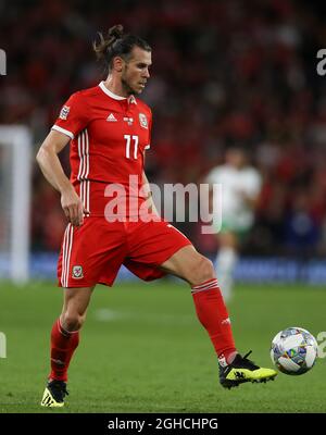 Gareth Bale del Galles durante la partita della Nations League al Cardiff City Stadium, Cardiff. Data foto 6 settembre 2018. Il credito d'immagine dovrebbe essere: James Wilson/Sportimage via PA Images Foto Stock