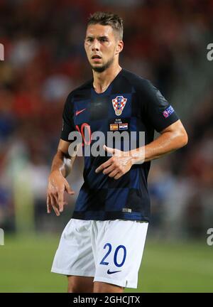 Marko Pjaca in Croazia durante la partita UEFA Nations League - League A - Group 4 all'Estadio Manuel Martinez Valero, Elche. Data foto 11 settembre 2018. Il credito dovrebbe essere: Matt McNulty/Spaltimage via PA Images Foto Stock