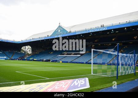 Stadio Hillsborough davanti alla partita del campionato Sky Bet all'Hillsborough Stadium di Sheffield. Data foto 15 settembre 2018. Il credito dell'immagine dovrebbe leggere: Harry Marshall/Sportimage via PA Images Foto Stock