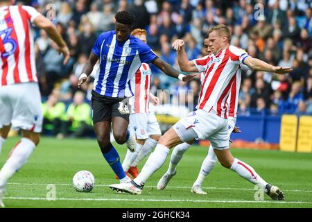 Lucas Jaoa di Sheffield Mercoledì durante la partita del Campionato Sky Bet all'Hillsborough Stadium di Sheffield. Data foto 15 settembre 2018. Il credito dell'immagine dovrebbe leggere: Harry Marshall/Sportimage via PA Images Foto Stock