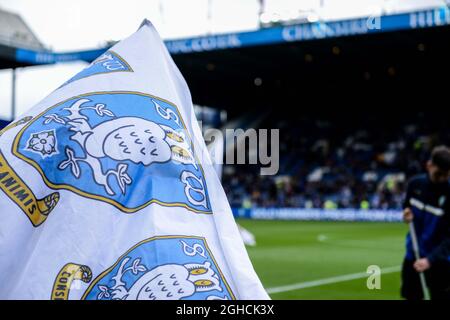 Bandiere davanti alla partita del campionato Sky Bet all'Hillsborough Stadium di Sheffield. Data foto 15 settembre 2018. Il credito dell'immagine dovrebbe leggere: Harry Marshall/Sportimage via PA Images Foto Stock