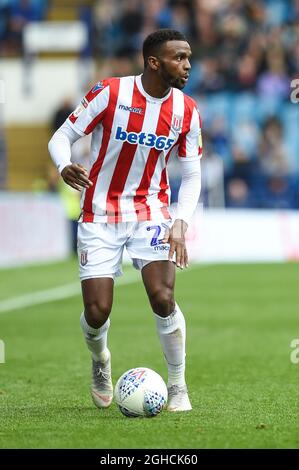 Cuco Martina di Stoke City durante la partita del Campionato Sky Bet all'Hillsborough Stadium di Sheffield. Data foto 15 settembre 2018. Il credito dell'immagine dovrebbe leggere: Harry Marshall/Sportimage via PA Images Foto Stock