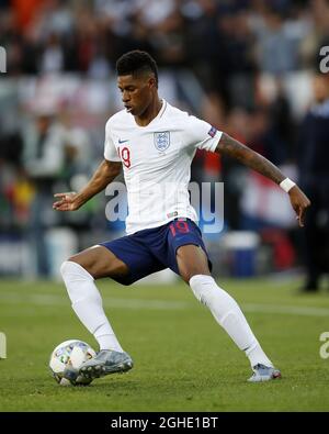 Marcus Rashford in Inghilterra durante la partita della UEFA Nations League al D. Afonso Henriques Stadium di Guimaraes. Data foto: 6 giugno 2019. Il credito dovrebbe essere: David Klein/Sportimage via PA Images Foto Stock