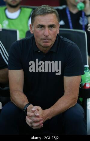 Stefan Kuntz manager della Germania durante la partita UEFA Under-21 Championship allo Stadio Friuli. Data foto: 30 giugno 2019. Il credito d'immagine dovrebbe essere: Jonathan Moscrop/Sportimage via PA Images Foto Stock