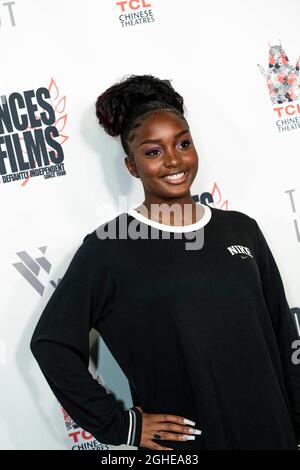 Los Angeles, California, Stati Uniti. 05 settembre 2021. Daniele Lawson partecipa al 24th Annual Dances with Films Festival prima mondiale 'POPOVICH: Road to Hollywood' al TCL Chinese Theatre di Los Angeles, CA il 5 settembre 2021 Credit: Eugene Powers/Alamy Live News Foto Stock