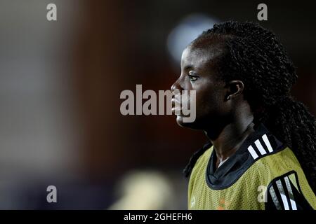 Eniola Aluko della Juventus durante la partita UEFA Womens Champions League allo Stadio Giuseppe Moccagatta - Alessandria, Torino. Data foto: 11 settembre 2019. Il credito d'immagine dovrebbe essere: Jonathan Moscrop/Sportimage via PA Images Foto Stock