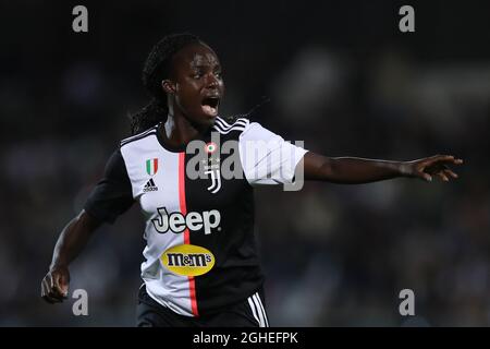 Eniola Aluko della Juventus durante la partita UEFA Womens Champions League allo Stadio Giuseppe Moccagatta - Alessandria, Torino. Data foto: 11 settembre 2019. Il credito d'immagine dovrebbe essere: Jonathan Moscrop/Sportimage via PA Images Foto Stock