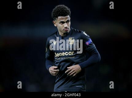 Marcus Edwards di Vitoria Guimaraes durante la partita della UEFA Europa League all'Emirates Stadium di Londra. Data foto: 24 ottobre 2019. Il credito dovrebbe essere: David Klein/Sportimage via PA Images Foto Stock