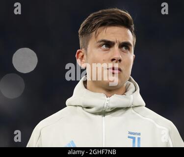 Paulo Dybala della Juventus durante la partita della UEFA Champions League allo Stadio Juventus di Torino. Data foto: 26 novembre 2019. Il credito d'immagine dovrebbe essere: Jonathan Moscrop/Sportimage via PA Images Foto Stock