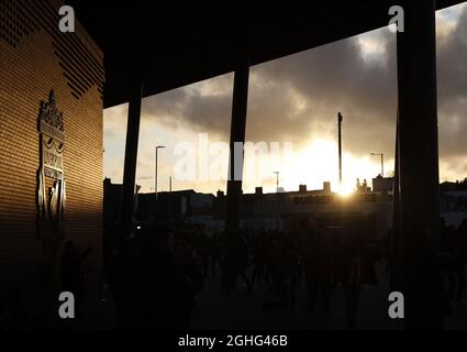 Domenica sullo stadio Anfield durante la partita della UEFA Champions League ad Anfield, Liverpool. Data foto: 11 marzo 2020. Il credito dovrebbe essere: Darren Staples/Sportimage via PA Images Foto Stock