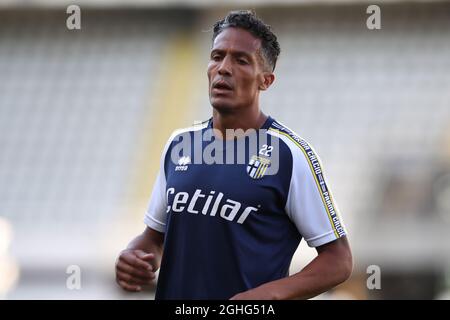 Il difensore portoghese di Parma Calcio Bruno Alves durante la serie A allo Stadio Grande Torino. Data foto: 20 giugno 2020. Il credito d'immagine dovrebbe essere: Jonathan Moscrop/Sportimage via PA Images Foto Stock