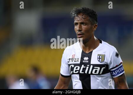 Il difensore portoghese di Parma Calcio Bruno Alves durante la Serie A allo Stadio Ennio Tardini di Parma. Data foto: 28 giugno 2020. Il credito d'immagine dovrebbe essere: Jonathan Moscrop/Sportimage via PA Images Foto Stock