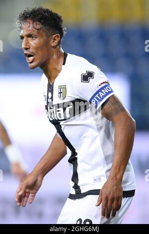 Il difensore portoghese di Parma Calcio Bruno Alves e l'attaccante belga dell'Inter Romelu Lukaku durante la partita della Serie A allo Stadio Ennio Tardini di Parma. Data foto: 28 giugno 2020. Il credito d'immagine dovrebbe essere: Jonathan Moscrop/Sportimage via PA Images Foto Stock