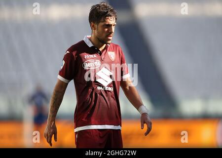 L'attaccante italiano del Torino FC Simone Verdi durante la serie A allo Stadio Allianz di Torino. Data foto: 4 luglio 2020. Il credito d'immagine dovrebbe essere: Jonathan Moscrop/Sportimage via PA Images Foto Stock