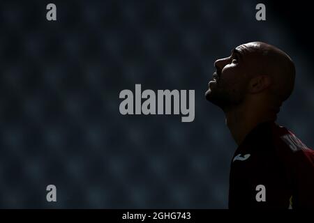 L'attaccante italiano del Torino FC Simone Zaza ha ritratto durante il riscaldamento prima della partita della Serie A allo Stadio Allianz di Torino. Data foto: 4 luglio 2020. Il credito d'immagine dovrebbe essere: Jonathan Moscrop/Sportimage via PA Images Foto Stock